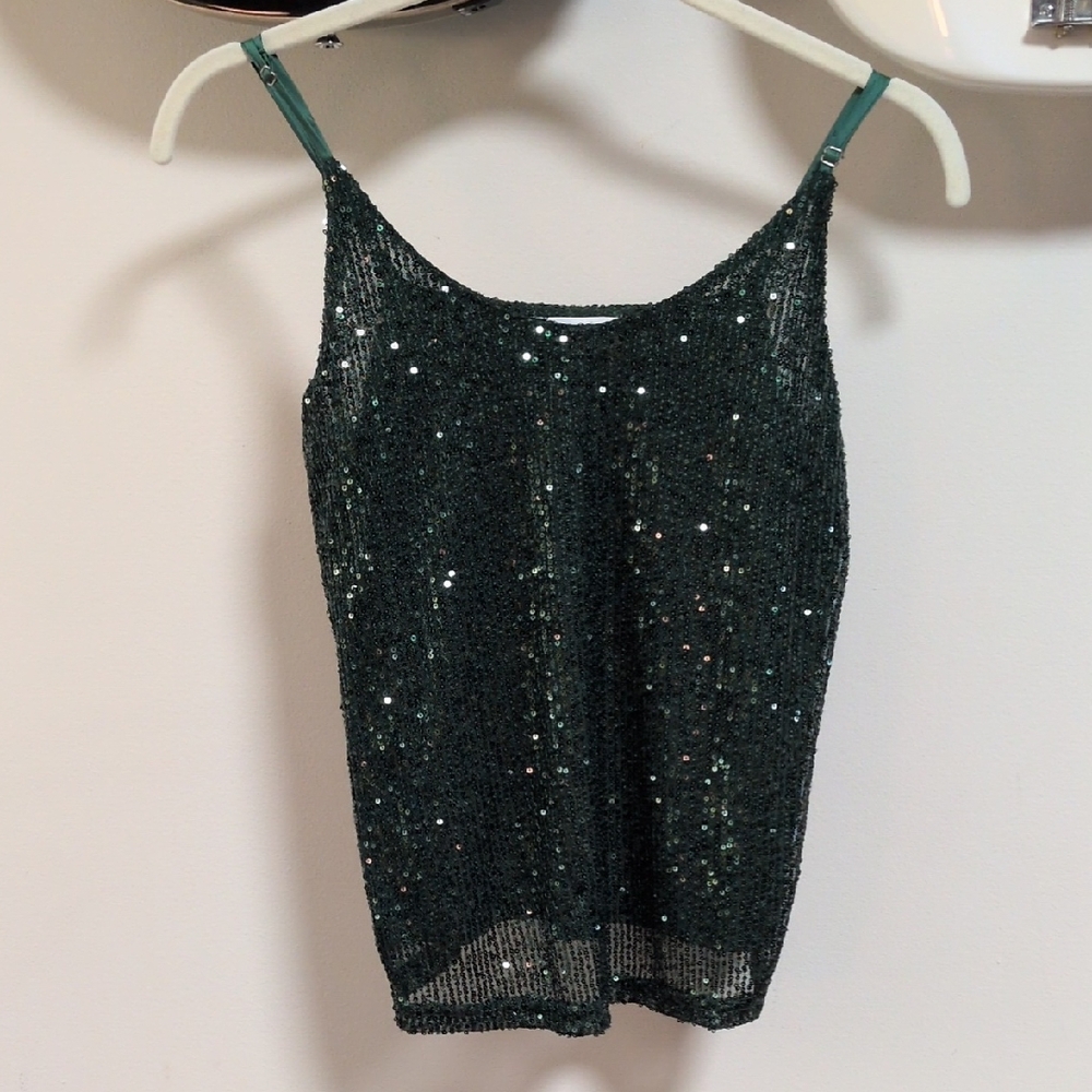 Grace & Lace Sparkling Emerald Cami